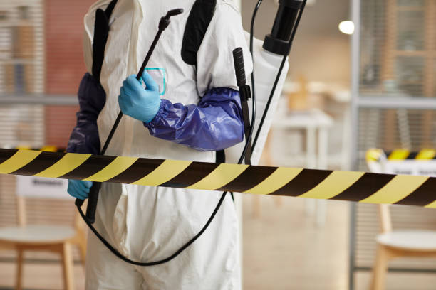Professional Sewage Cleanup technician working in Waterford, CT